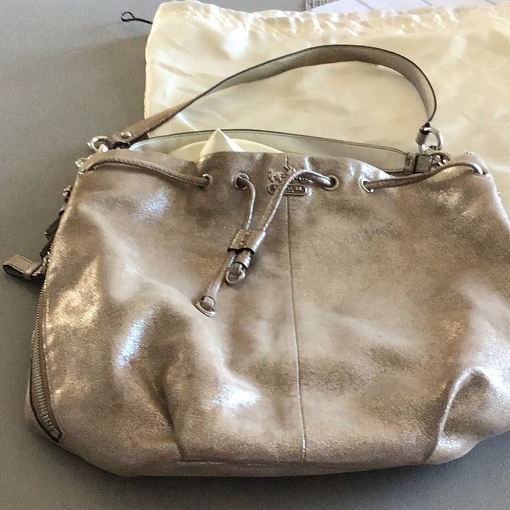 Coach leather purse